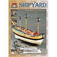 Shipyard HM Bark Endeavour 1:96 Scale Nr.33