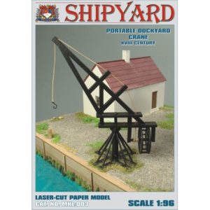 Portable Dockyard Crane 1:96 Scale