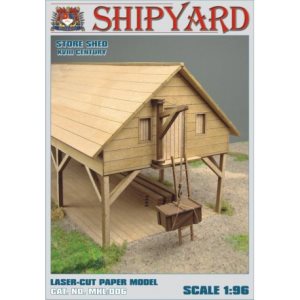 Shipyard Store Shed 1:96 Scale