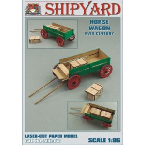 Shipyard Horse Wagon 1:96 Scale