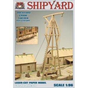 Shipyard Dockyard Crane - Sweden XVII Century 1:96 Scale