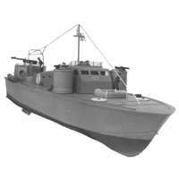 B.P.B 70ft Motor Gunboat Model Boat Plan