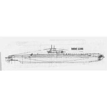 HMS Tabard Model Submarine Plan