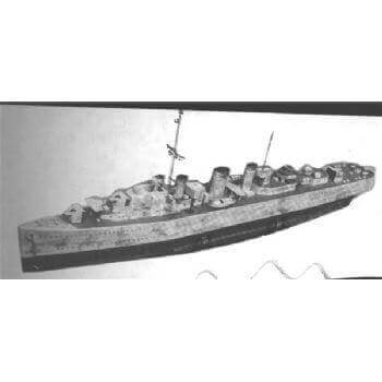 HMS Manxman Model Boat Plan