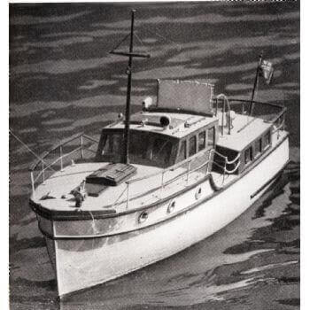 River Cruiser Dubarry Model Boat Plan