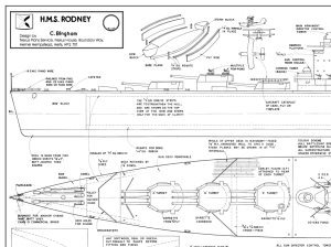 HMS Rodney Model Boat Plan
