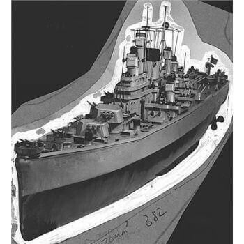 USS Newport News Model Boat Plan