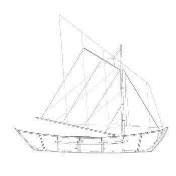 Enterprise Static Sail Model Boat Plan