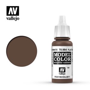 Vallejo Model Color Flat Brown 17ml