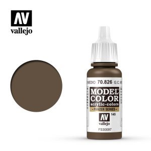 Vallejo Model Color German Camo Medium Brown 17ml