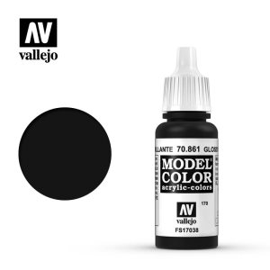 Vallejo Model Color Glossy Black 17ml