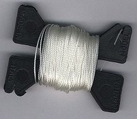 MS1222 Rigging Thread White Nylon 0.7mm x 9.2M