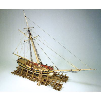 Model Shipways Armed Virginia Sloop American Privateer 1768 1:48