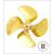 Raboesch 45mm 4 Blade R/H Brass C-Type Propeller M4 - view 1
