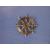 Brass Ships Wheel 1:64 17mm - view 3