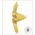 Raboesch 68mm 7 Blade R/H Brass B-Type Propeller M5 - view 2