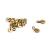 Brass Pulley Type E - view 1