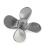4 Blade Metal Propeller Right Hand with Boss 30mm (Non Working) - view 1