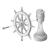 Ships Wheel on Brass Stand 30mm - view 2