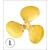Raboesch 20mm 3 Blade L/H Brass D-Type Propeller M2 - view 1
