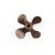 4 Blade Metal Propeller Left Hand 40mm (Non Working) - view 2
