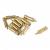 Blind Cannon Barrel Brass 17mm - view 1