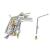 Davit in Cast Metal Angled 45mm  (1) - view 1