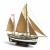 Billing Boats Dana Fishing Cutter B200 Model Boat Kit - view 1