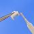 Modelcraft Flat Rounded Stainless Steel Tweezers (120mm) #2A - view 2