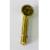 Cowl Vent Brass Plated 19mm - view 1
