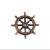 Ships Wheel Bronzed Metal 20mm - view 1