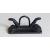 Winged Deck Cleats with Wire Fairlead 25mm x 12mm (2) - view 1