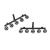 Valve Wheels 5.5mm Diameter Resin (10) - view 1