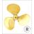 Raboesch 25mm 3 Blade R/H Brass D-Type Propeller M4 - view 1