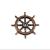 Ships Wheel Bronzed Metal 20mm - view 1