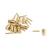 Cruciform Bollard Brass 4mm - view 1