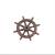 Ships Wheel Bronzed Metal 14mm - view 1