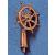 Ships Wheel Brass on Stand 40mm - view 2
