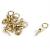 Brass Ring with Shank 4mm (10) - view 1