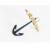 Curved Crown Anchor 38 x 28mm - view 1