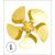 Raboesch 55mm 5 Blade L/H Brass C-Type Propeller M5 - view 1