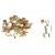 Brass Chainplate with Deadeye 5mm (10) - view 1