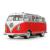 Tamya Volkswagen Type 2 T1 Red and White painted (M-06) - view 1