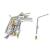 Davit in Cast Metal Angled 45mm  (1) - view 1