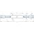 14mm Bottlescrew Fork End M2 Thread - view 2