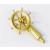 Ships Wheel Brass on Stand 40mm - view 1