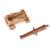 Cannon Bronzed Metal with Wood Effect Carriage 40mm - view 1