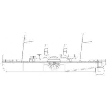 Phantom Paddle Ship Model Boat Plan