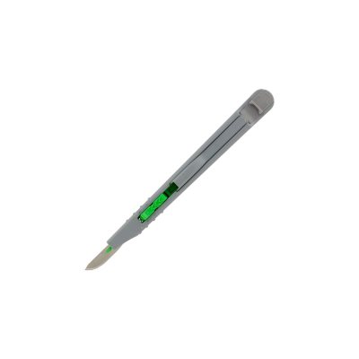 Modelcraft Retractable Safety Knife #10 Green