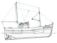 New Maquettes Saint Yves Breton Trawler Plan Set